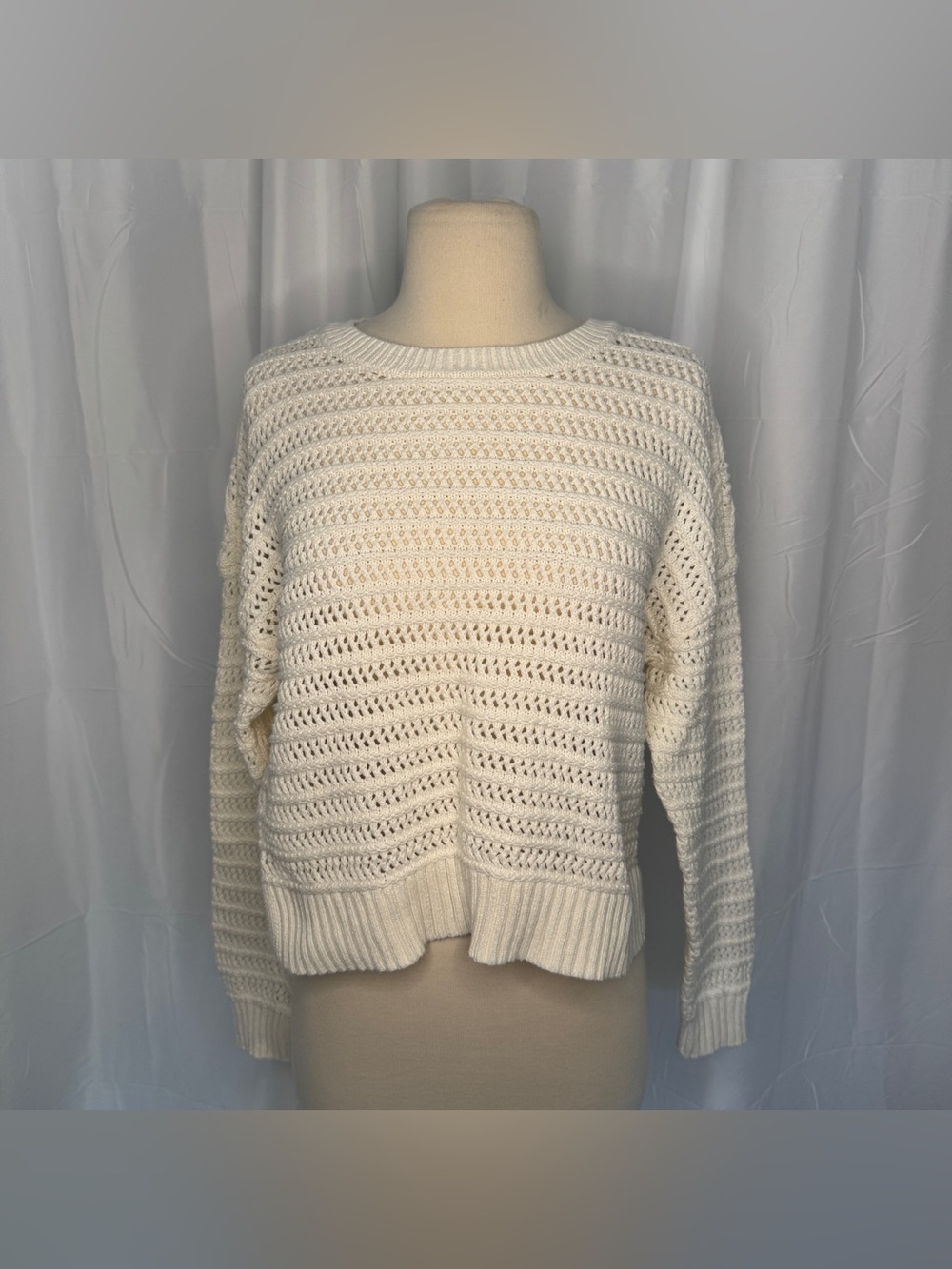 Aeropostale White Knit Sweater